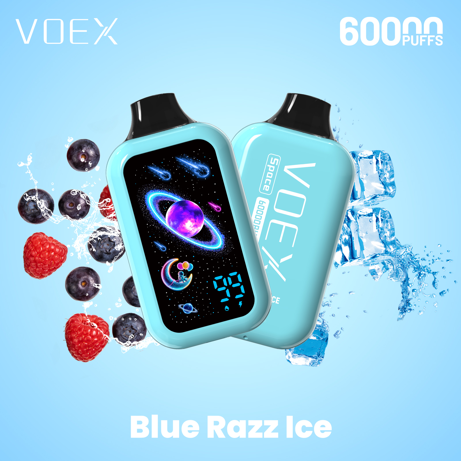 VOEX 60000 Puffs Vape - Space, Dual Vapor